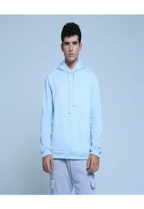 Buzo Para Hombre Hoodie Color Azul Claro Marca Ostu #60060359