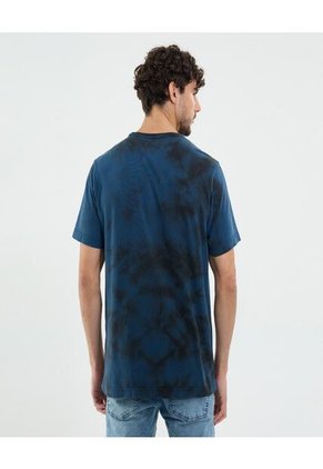 Camiseta Para Hombre Manga Corta Color Azul Marca Ostu #60091523