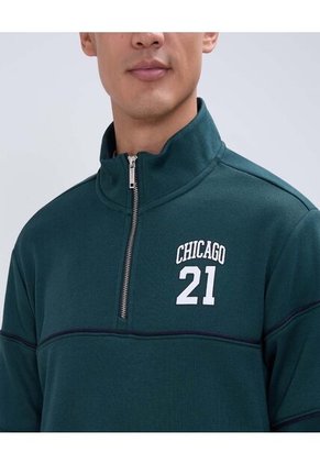 Buzo Para Hombre Cuello Alto O Cuello Tortuga Color Verde  Marca Ostu #60060428