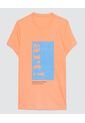 Camiseta Para Mujer Manga Corta Color Naranja Marca Ostu #40091566 de Ostu
