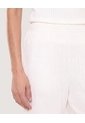 Pantalón Wide Leg Texturizado  Para Mujer Blanco Ostu de Ostu