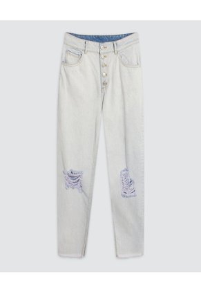 Jean Para Mujer Mom Color Azul  Marca Ostu #40160257