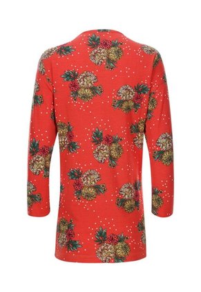 Camiseta Para Mujer Manga 3/4 Color Rojo Marca Ostu #40090837