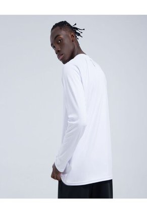 Camiseta Para Hombre Manga Larga Color Blanco Marca Ostu #60090976