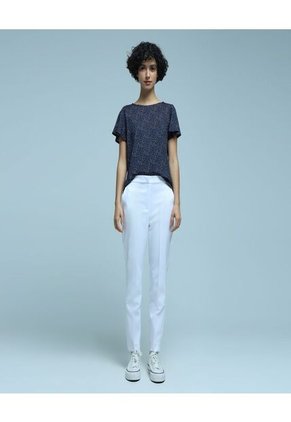 Camiseta Para Mujer Manga Corta Color Azul  Marca Ostu #40091974