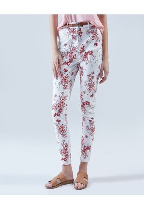 Pantalon Para Mujer Chino Color Beige Marca Ostu #40070487