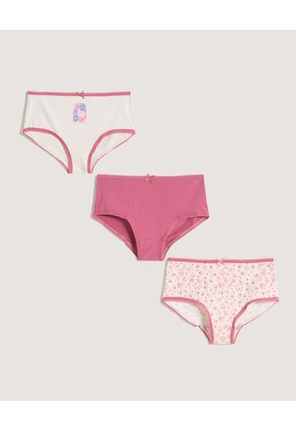 Ropa Interior Infantil Niña Panty Color Rosa Marca Ostu #90180091