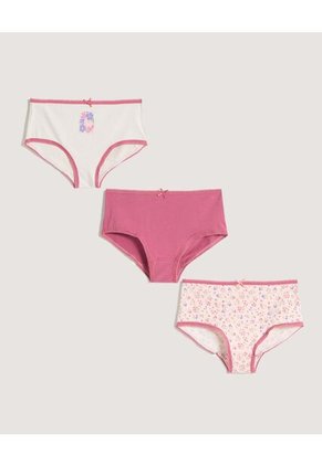 Ropa Interior Infantil Niña Panty Color Rosa Marca Ostu #90180091