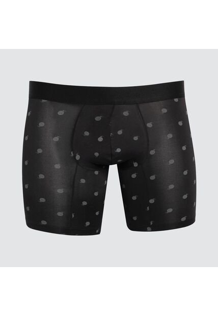 Boxer Para Hombre Filete Medio Microfibra Color Negro Marca Ostu #60000301