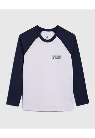 Camiseta Para Niño Manga Larga Color Blanco Marca Ostu #80090231 Ostu