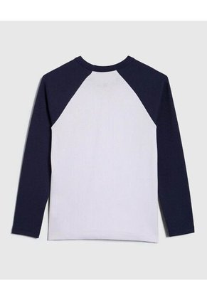 Camiseta Para Niño Manga Larga Color Blanco Marca Ostu #80090231