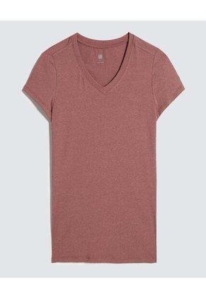 Camiseta Para Mujer Manga Corta Color Naranja Marca Ostu #40092273