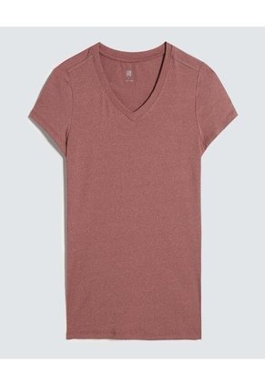 Camiseta Para Mujer Manga Corta Color Naranja Marca Ostu #40092273