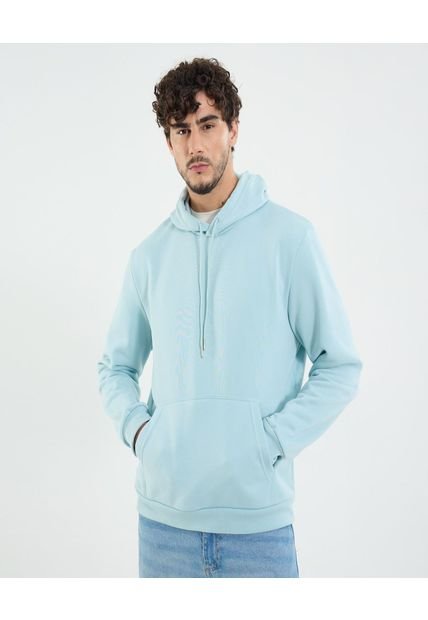 Buzo Para Hombre Hoodie Color Azul Marca Ostu #60060533