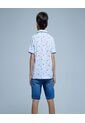 Polo Para Niño Manga Corta Color Blanco Marca Ostu #80110088 de Ostu