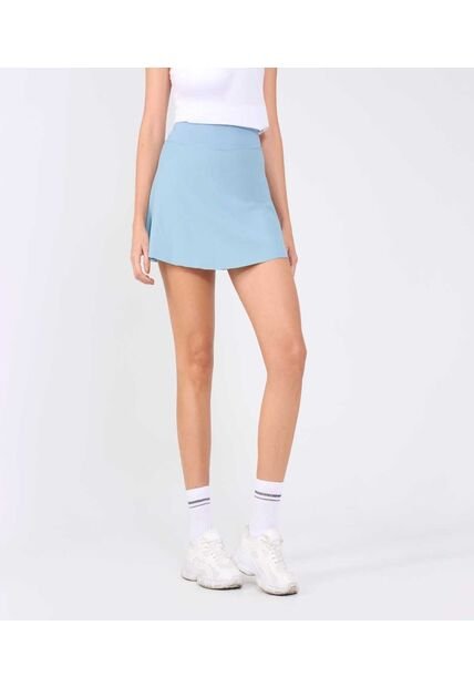 Falda Para Mujer Corto Color Azul Claro Marca Ostu #40140147