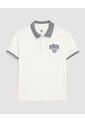 Polo Infantil Niño Manga Corta Color Crema Marca Ostu #80110111 de Ostu