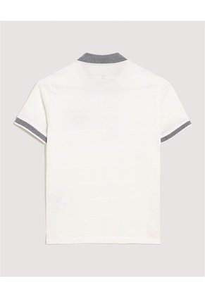Polo Infantil Niño Manga Corta Color Crema Marca Ostu #80110111