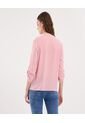 Blusa Para Mujer Manga 3/4 Color Rosado Marca Ostu #40121152 de Ostu