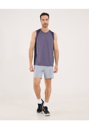 Camiseta Para Hombre Manga Sisa Cuello Redondo Color Morado Marca Ostu #60091689