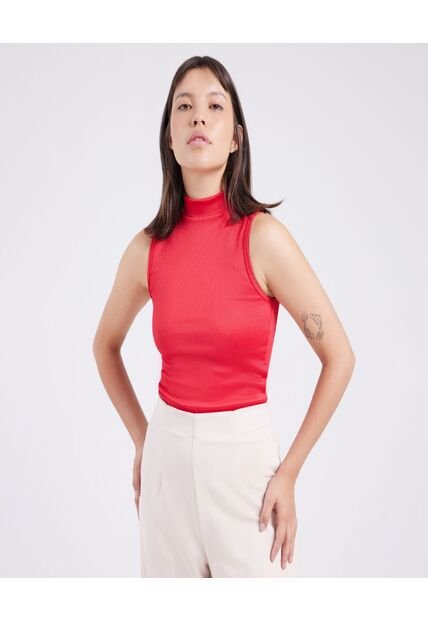 Camiseta Para Mujer Manga Sisa Color Rojo Marca Ostu #40091833