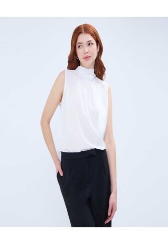 Blusa Para Mujer Manga Sisa Color Crudo Marca Ostu #40121055 Ostu