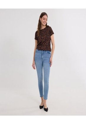 Jean Para Mujer Skinny Color Azul Marca Ostu #40160566