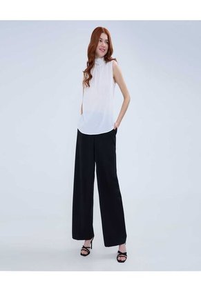 Blusa Para Mujer Manga Sisa Color Crudo Marca Ostu #40121055