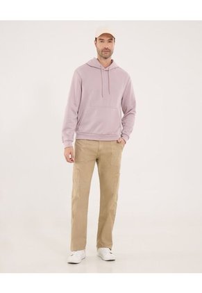 Buzo Para Hombre Hoodie Color Rosa Marca Ostu #60060457