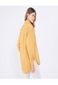 Camisa Para Mujer Manga Larga Color Amarillo  Marca Ostu #40010159 de Ostu