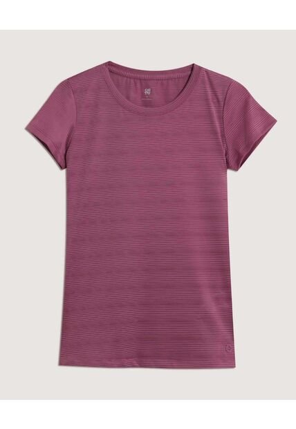 Camiseta Para Mujer Manga Corta Cuello Redondo Color Morado Marca Ostu #40092654