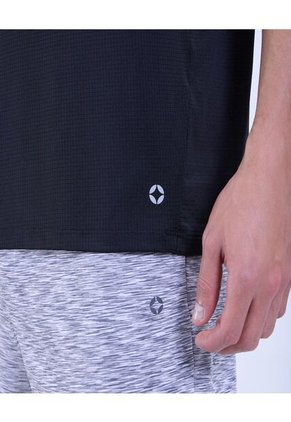 Camiseta Para Hombre Manga Corta Cuello V Color Negro Marca Ostu #60091493