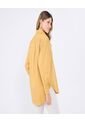 Camisa Para Mujer Manga Larga Color Amarillo  Marca Ostu #40010159 de Ostu