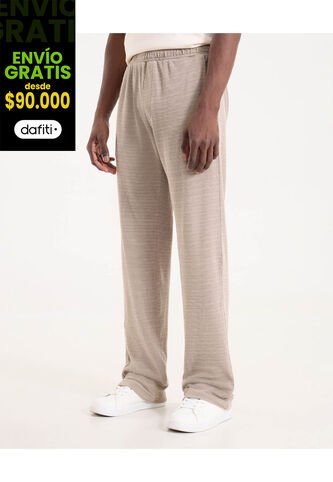 Pantalón Para Hombre Jogger Color Beige Marca Ostu #60070499 Ostu