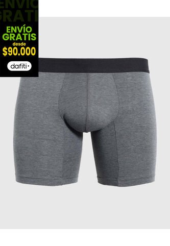 Pantaloncillo Para Hombre Boxer Filete Medio Algodón Color Negro Marca Ostu #60000509 Ostu