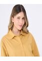 Camisa Para Mujer Manga Larga Color Amarillo  Marca Ostu #40010159 de Ostu