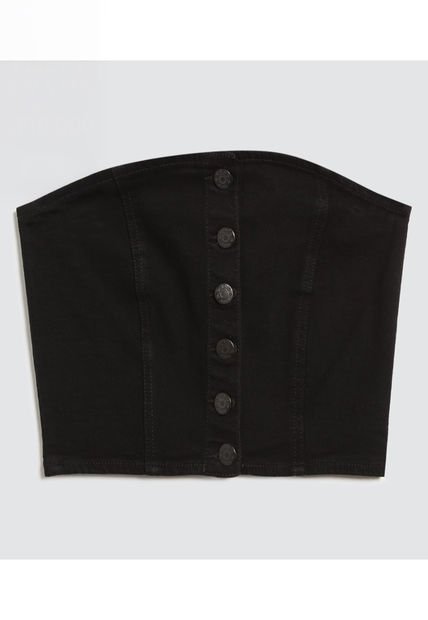 Blusa Para Mujer Manga Sisa Color Negro Marca Ostu #40121028