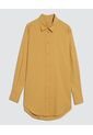Camisa Para Mujer Manga Larga Color Amarillo  Marca Ostu #40010159 de Ostu