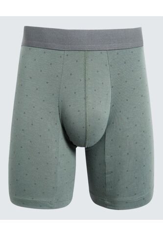 Boxer Para Hombre Filete Medio Algodón Color Verde  Marca Ostu #60000484 Ostu
