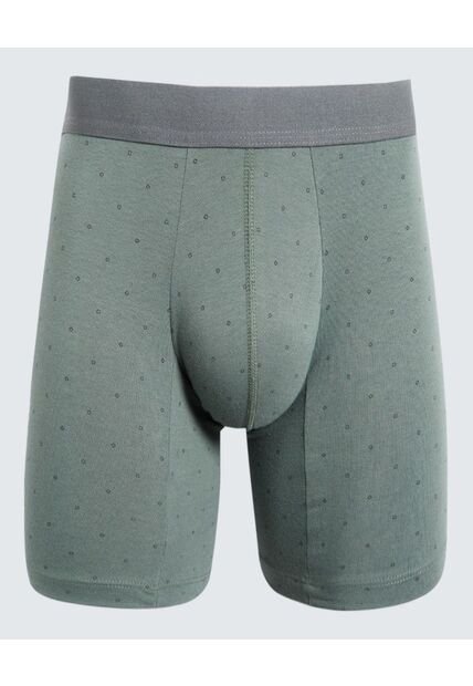 Boxer Para Hombre Filete Medio Algodón Color Verde  Marca Ostu #60000484