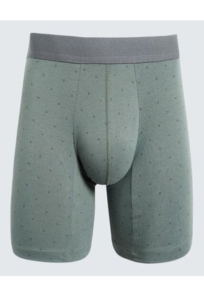 Boxer Para Hombre Filete Medio Algodón Color Verde  Marca Ostu #60000484