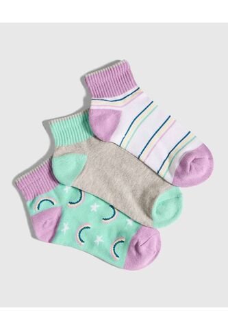 Medias Para Niña Tobillera Color Pack X Marca Ostu #90980118 Ostu
