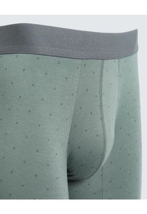 Boxer Para Hombre Filete Medio Algodón Color Verde  Marca Ostu #60000484