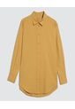 Camisa Para Mujer Manga Larga Color Amarillo  Marca Ostu #40010159 de Ostu