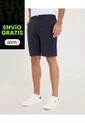Bermuda Para Hombre Regular Corto Color Azul Marca Ostu #60100459 de Ostu