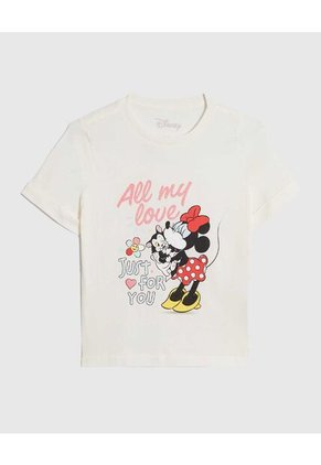 Camiseta Para Niña Minnie Mouse  De Infantil Niña #90090284