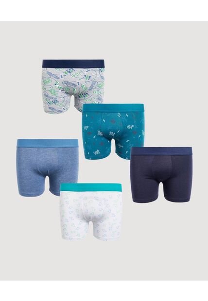 Pantaloncillo Infantil Niño Boxer Filete Medio Color Negro Marca Ostu #80000093