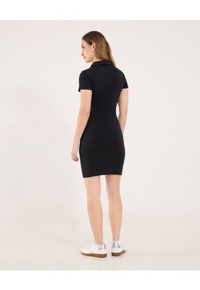 Vestido Para Mujer M/C Corto Color Negro Marca Ostu #40170346