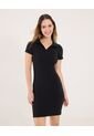 Vestido Para Mujer M/C Corto Color Negro Marca Ostu #40170346 de Ostu