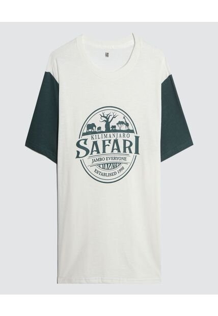 Camiseta Para Hombre Manga Corta Color Blanco Marca Ostu #60091152